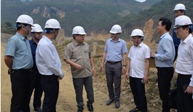 Bí thư Tỉnh ủy Quản Minh Cường làm việc với Công ty cổ phần Khoáng sản và Luyện kim Cao Bằng